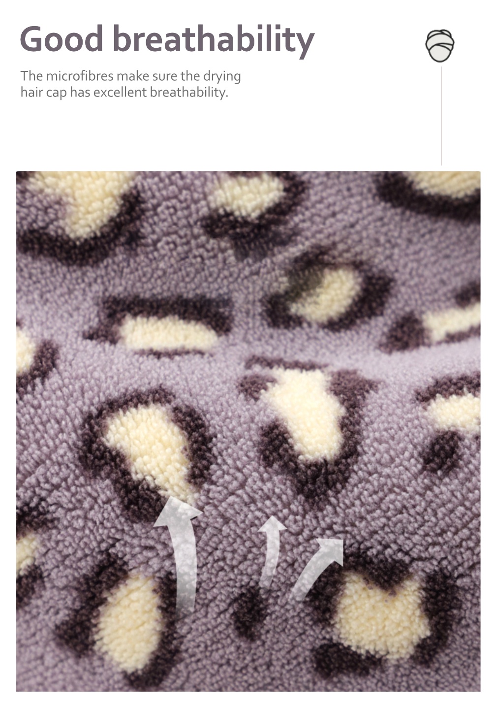 Leopard Print Drying Hair Cap-2